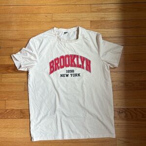 Brooklyn New York Graphic Tee - Cream